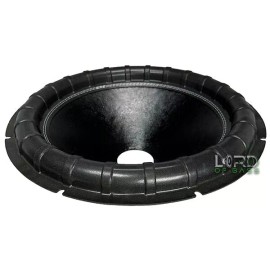 Lord of Bass 18" Subwoofer Cone With Ribbed Surround Speaker Parts Repair