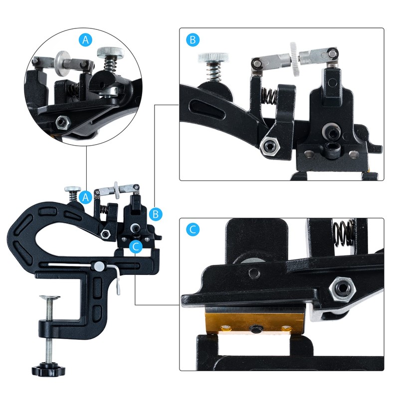 Innetoc Manual Leather Skiver Peeler Splitter Thinning Skiving Machine Leathercraft