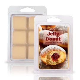 The Candle Daddy Jelly Donut - Sweet Pastry and Fruit Scented Wax Melt - 1 Pack - 2 Ounces - 6 Cubes