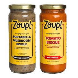ZoupSoup Combo Pack - Tomato Bisque and Portabella Mushroom, 16oz each