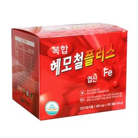 Hanmi Yanghaeng 복합헤모철플러스 4개월 철분 엽산 100% 철분제 임산부 Complex Hemo Iron Plus 4-Month Iron Folate 100% Iron Supplement for Pregnant Women