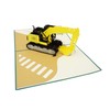 WOWPAPERART Excavator - 3D Pop Up Greeting Card for All