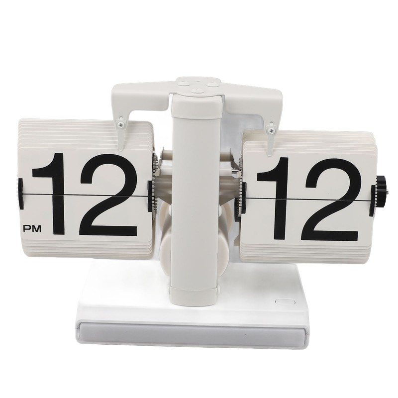 Retro Digital Flip Down Clock Battery Powered Flip Desk Clock