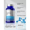 Aceite de pescado de salmón salvaje Alaskan, 3000 mg, 180