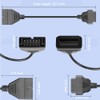 TIMEJONS OBD1 12 Pins to OBD2 16 Pins Scanner Diagnostic
