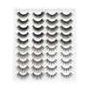 20 Pair Natural Eyelashes Fluffy Cross Fibre 3D False Eyelashes