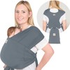 KeaBabies Baby Wraps Carrier, D-Lite Baby Wrap - Easy-Wearing, Adjustable