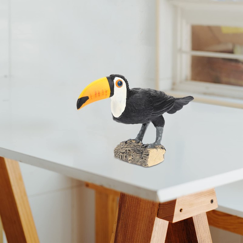 Gadpiparty Artificial Bird Tropical Bird Statue Tropical Bird Figurine Garden