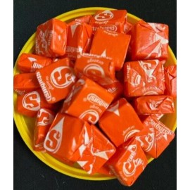 Starburst ALL ORANGE Fruit Chews BULK Candy - 1/2 POUND BAG BULK CANDY