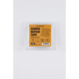 DR.TAPELAB Mesh Screen Repair Patch Tape kit (2.75" x2.75x10pcs), Fiberglass, Mesh, Repairing Window Holes and Tears, Medium. (Medium)