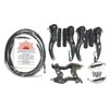 AARNAV Complete V Brake Set V Brakes, Cables Black Levers,