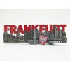 Frankfurt Magnet Metal Souvenir Germany Roman Skyline Banks Big Letter