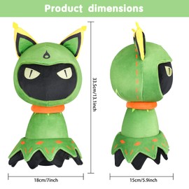UTIEHD Genshin Impact Plush Cuilein Anbar, Plush Stuffed Toy Doll Cat, Collei Cosplay Costume, Plush Props for Fans