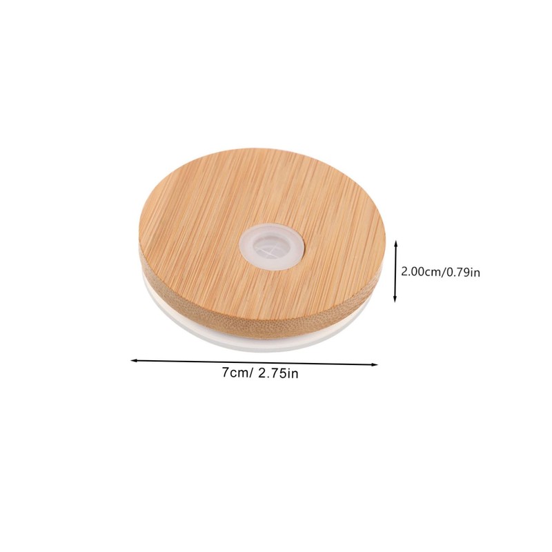 Sosoport 4pcs Mason Jar Lids Jars Food Containers with Lids