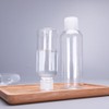 ccHuDE 8 Pcs 100ml Plastic Travel Bottles Empty Transparent Dispenser