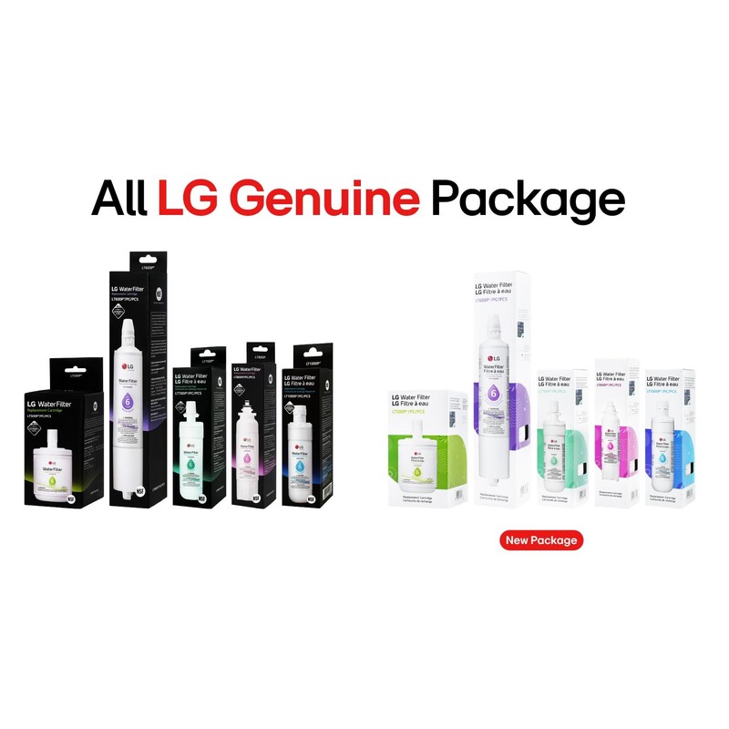 LG LT1000P2 6-Month / 200 Gallon Refrigerator Replacement Water Filter,