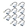 Foboiu 10 Pack DisplayPort to VGA Adapter, DP Display Port