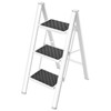 HBTower 3 Step Ladder Folding Step Stool, 330 Lbs Capacity