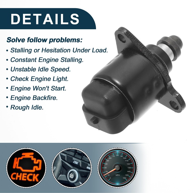 TUCKBOLD Car Idle Air Control Valve for Peugeot 206 2000-2009