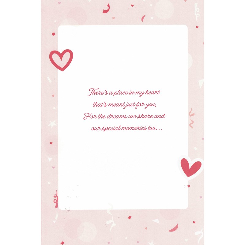 Romantic Valentine's Day Card for Girlfriend, Extra Large 30.5 x