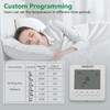 Wengart Electric Heating Thermostat Digital Programmable WG02B05, LCD Touch Screen,