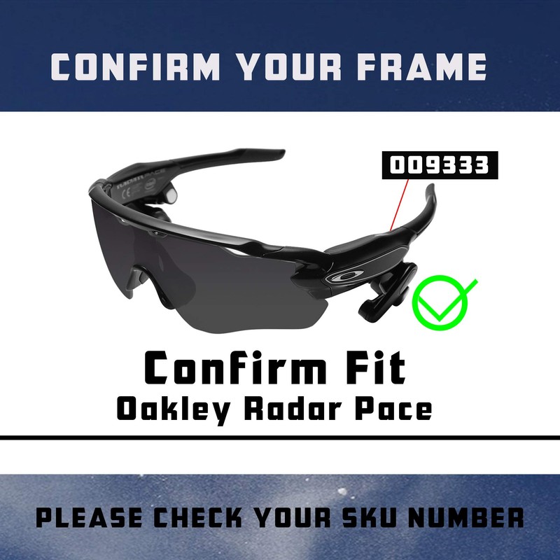 Predrox Red Mirror Radar Pace Lenses & Nose Pieces Replacement