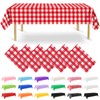 NACHLYNN Pack of 6 Disposable Tablecloths, 137 x 274 cm,