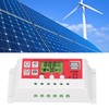 Solar Charge Controller PWM Lithium Battery Photovoltaic Charge Regulator LCD