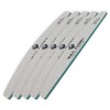 NAILFUNNY Nail Care Zebra File 100150 Grit, Mixed Colors, 5 Pieces / NAILFUNNY 네일케어 지브라파일 100150그릿, 혼합색상, 5개