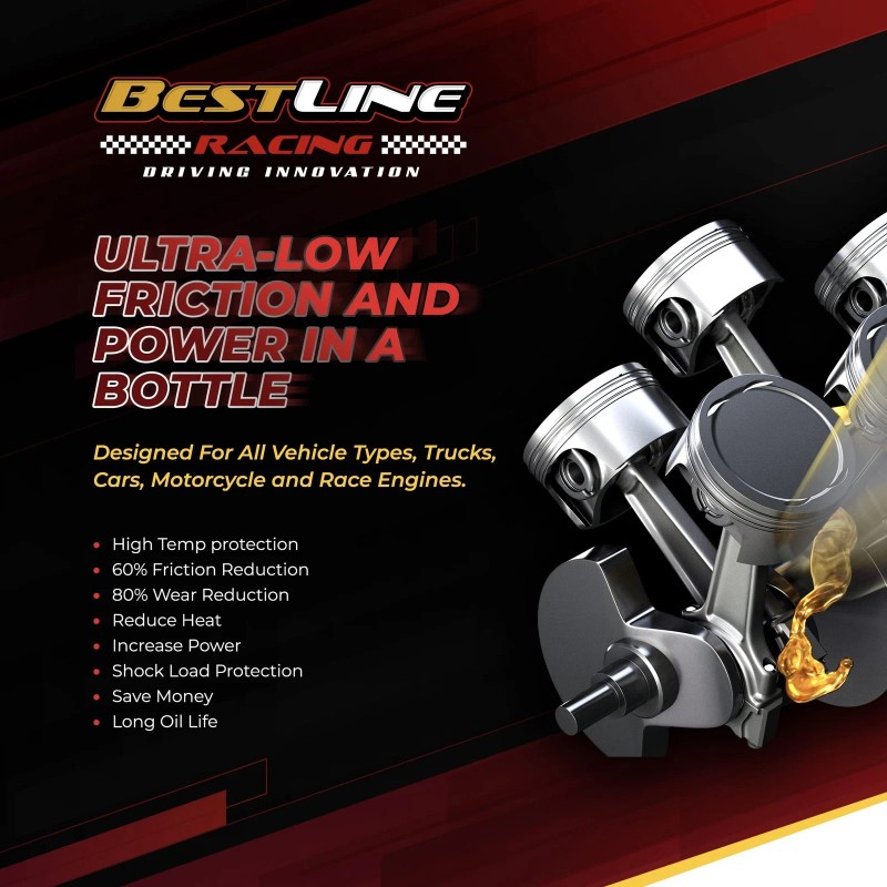 DNL Bestline Racing Nano-lubricant Engine Oil Additive For Gas &