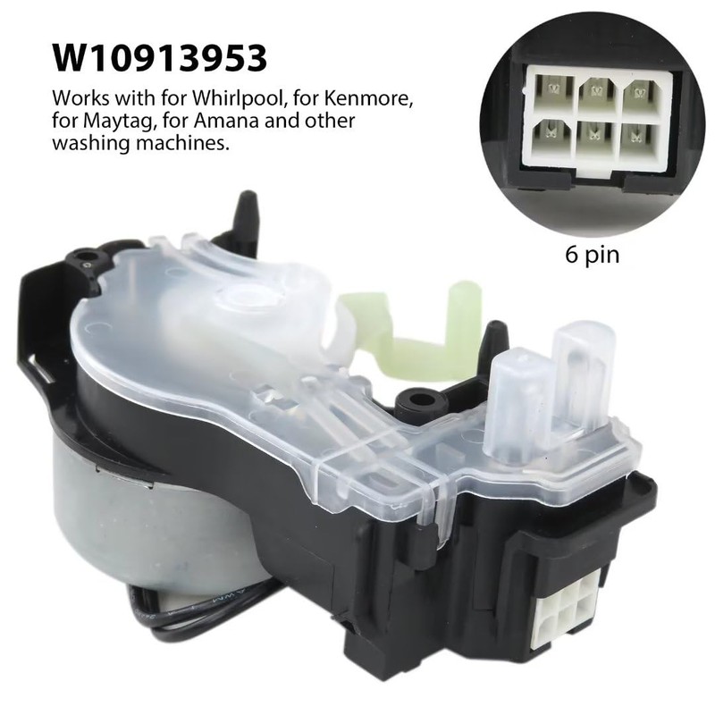 W10913953 Washer Shift Actuator Replacement for Whirlpool WTW4955HW2 WTW5000DW0 WTW5000DW1