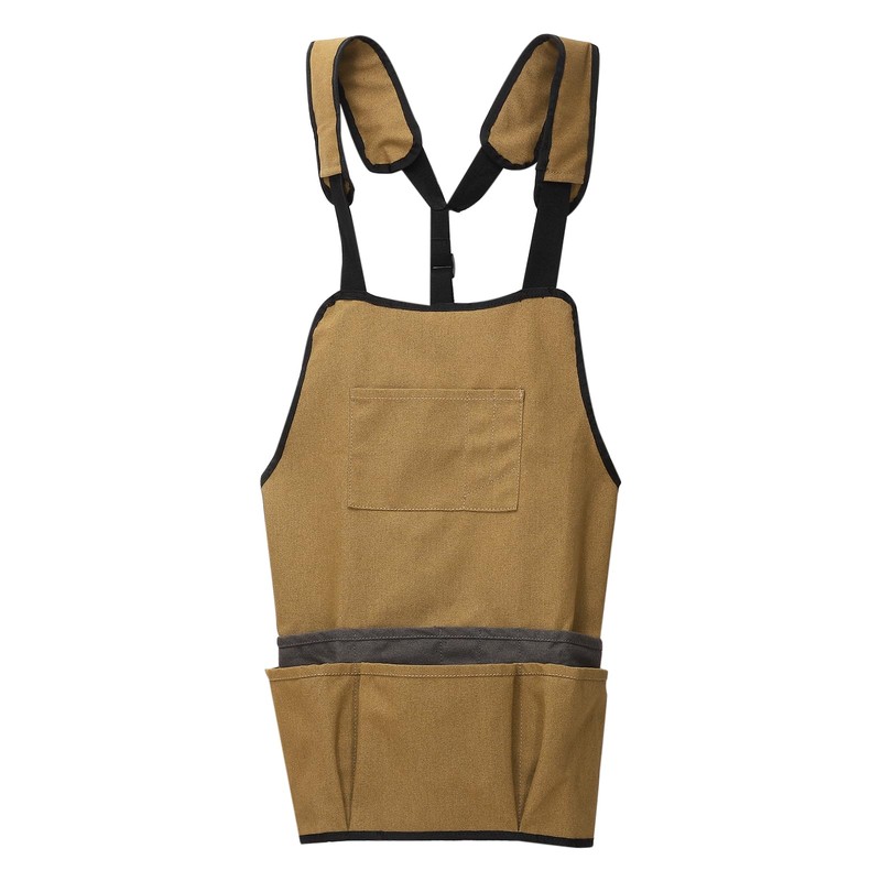 HARFINGTON Canvas Work Tool Apron 23.6"x27.8" Adjustable Belt Workshop Bib