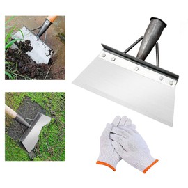 Garden Shovel Multifunctional Garden Shovel, Outdoor Garden Cleaning Shovel, Multi Functional Garden Shovel, Garden Tools, Patio Weed Remover Tool (20cm- with Gloves)