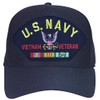 U.S. Navy Vietnam Veteran Cap with Logo and Ribbons Ball