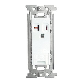 Toshiba Lighting & Technology NDG2486E WW E'S Ground Outlet with Earth Terminal 15/20A