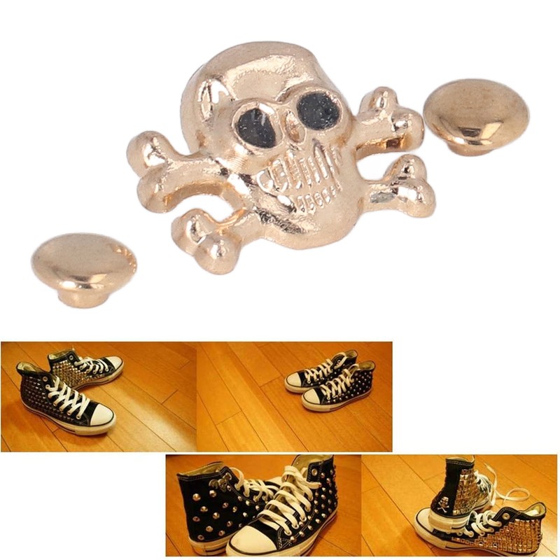 150 Sets DIY Skull Rivets Gothic Style Rustproof Exquisite Fines