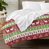 DIYKST Christmas Decorative Throw Blanket Santa Claus Blanket Lightweight Soft