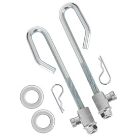 Bularie GX24864 GX21718 Deck Lift Hanger Rod Kit for John Dee re Lawn Mower - Deck Lift Link Kit Compatible with JD E130 L100 LA120 L120 Lawn Mower Tractor with Bolt Trunnion Washer Nut - 2 Set