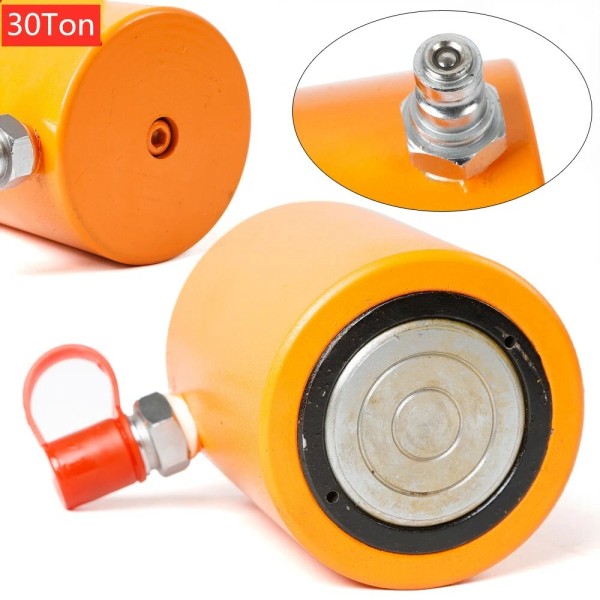 Unbranded 30 T Hydraulic Cylinder Jack Stroke Single-Acting Solid Jack