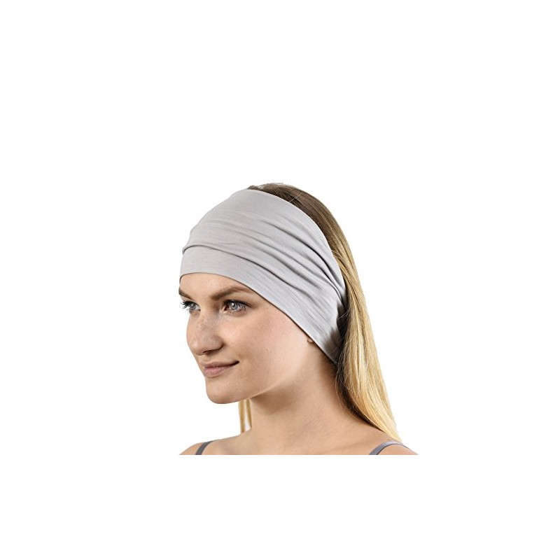 Jasmine Silk Ladies Headband One Size - grey