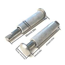 Anchor Screws for Tarpaulin Anchor Bolts for Pool Covers Pack of 10 Pool Dowels Bolt Anchors 100% Stainless Steel (Steel Aluminium) Rustproof Retractable 16 x 65 mm (10)