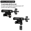 Hillmaster Slide Bolt Gate Latch for Wooden Fence Door Lock