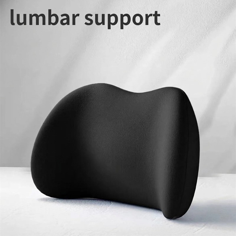 Car Memory Foam Neck & Lumbar Support Cushions for Driving