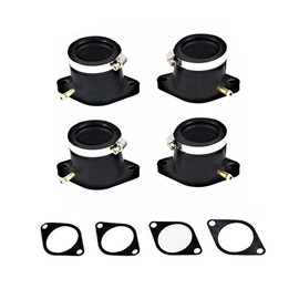 Baceyong 4x Carburetor Intake Manifold Boot, Part Number 5G2-13586-02-00, 5G2-13596-01-00 Fit for Ya-ma-ha XJ650 XJ750 M-axim S-eca 1981-1983