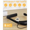 Reading Light Book Lovers Gifts: Upgraded Neck Light with Power