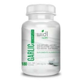 Suplemento Ajo Sin Sabor Widl Health Garlic Complex 180 Tabletas