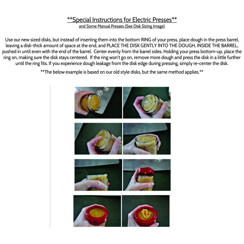 Impress Cookie Press Disks – Thanksgiving Set of 8, Food