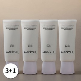 Hanyul White Chrysanthemum Glowing Sun Cream SPF50+ PA++++ 70ml 4pcs / 한율 흰감국 광채선크림 SPF50+ PA++++ 70ml 4개