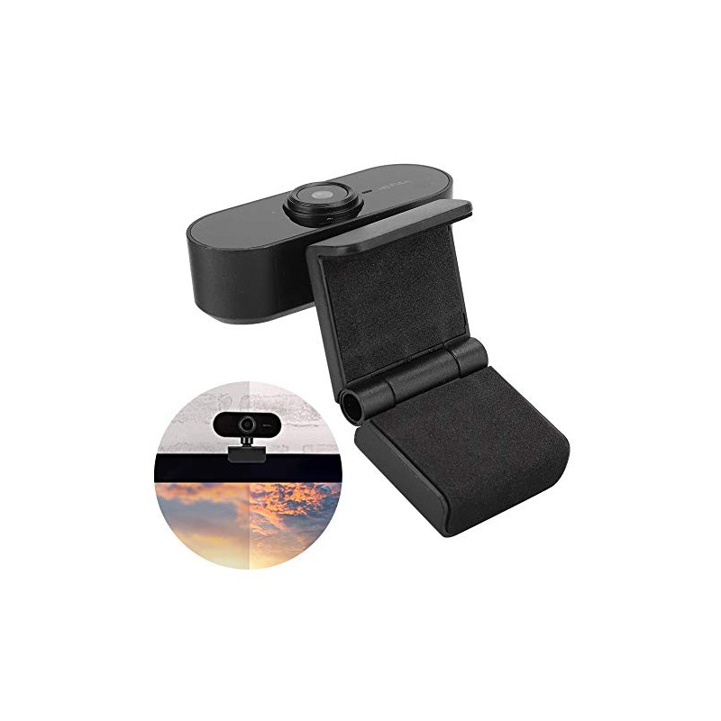 Webcam Web USB, Cámara de Computadora Full HD 2MP/30fps 1080P,