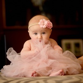 My Lello Ivory Baby Tutu Short Ballet Skirt 10-Layer (Newborn - 3mo.)